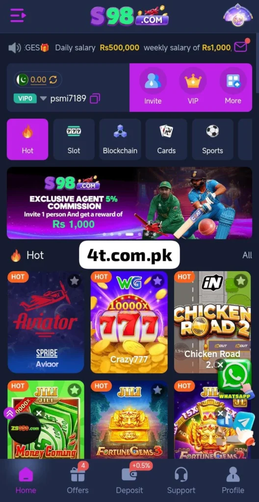S98 Game App