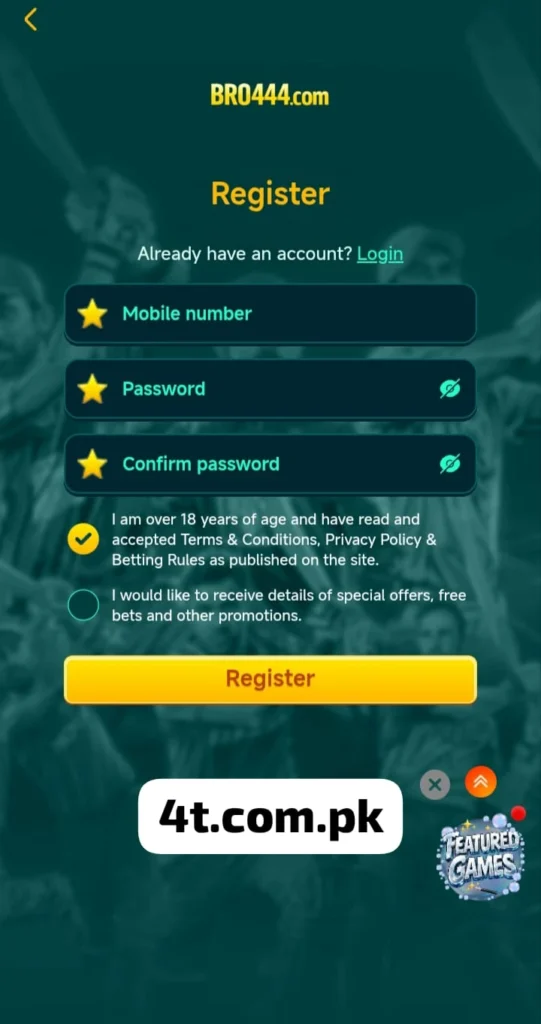 Bro444 online game apk
