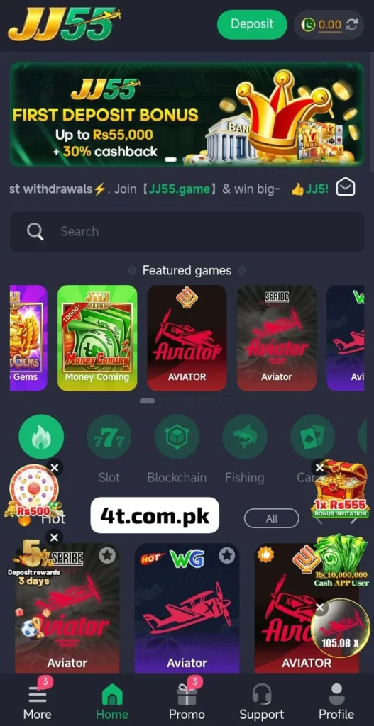 JJ 55 earning platform