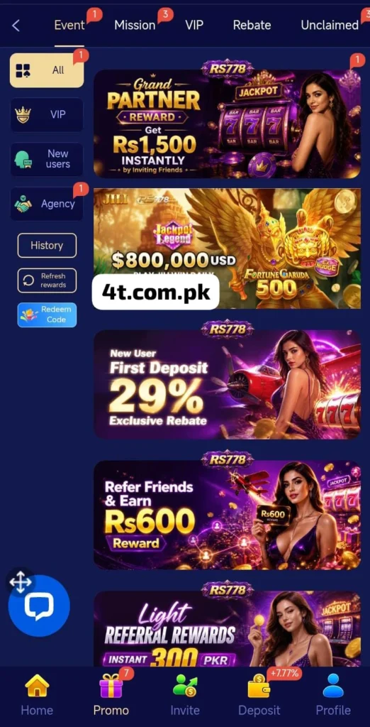 RS 778 game app