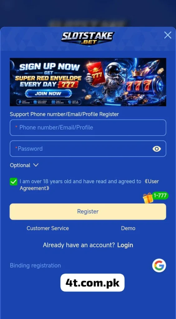 Slotstake best online earning platform