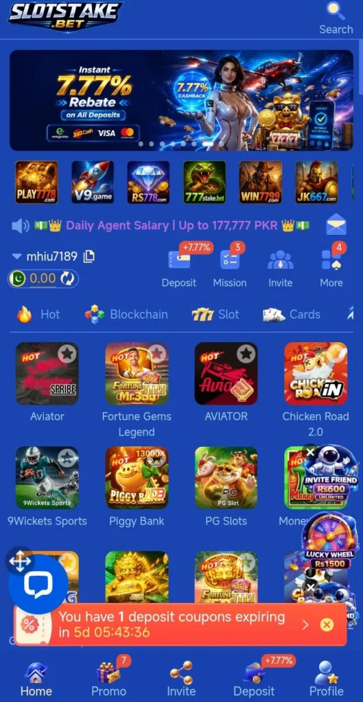Slotstake Download apk