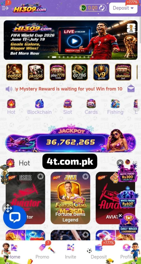 HI309 Game online earning platform