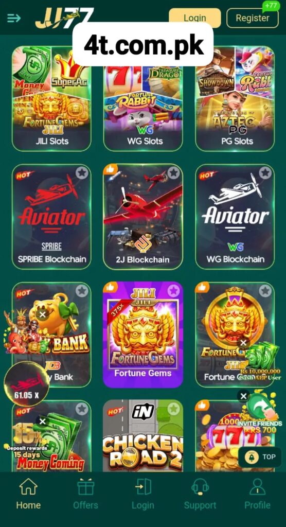 JJ77 Latest Earning Download